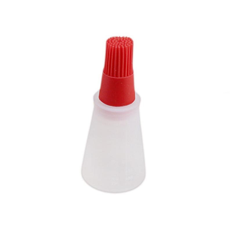 Silicone Oil Bottle with Cover Oil Bottle Brush