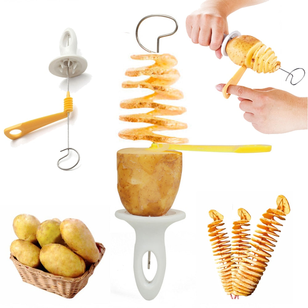 Twisted Spiral Potato Slice Cutter Whirlwind