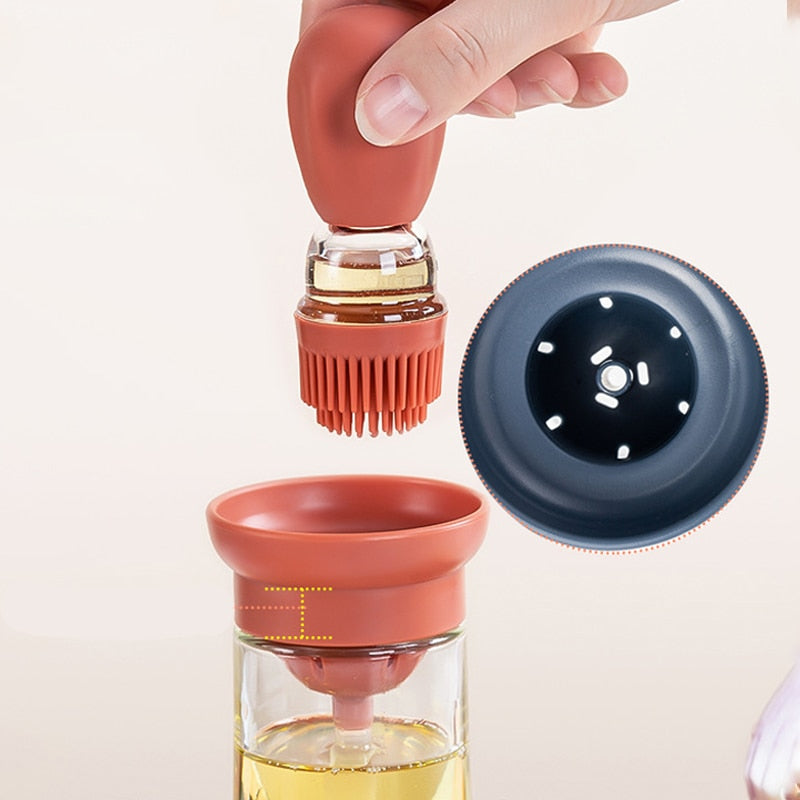 Portable Oil Sauce Seasoning Bottle Kitchen