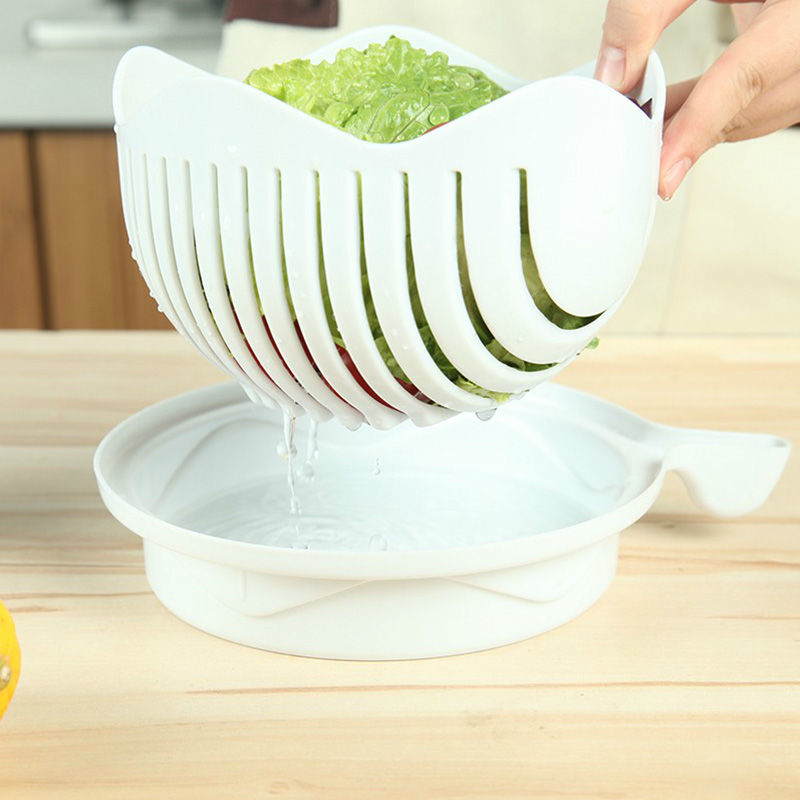 Chopper Vegetable Salad Cutter Cutting Bowl