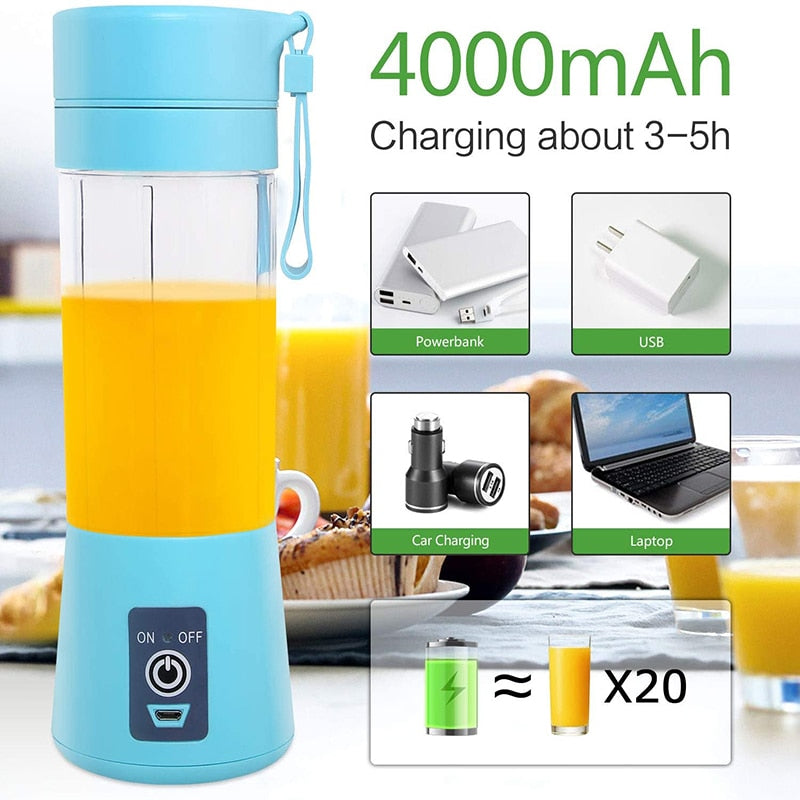 USB Rechargeable Portable Electric Fruit Juicer