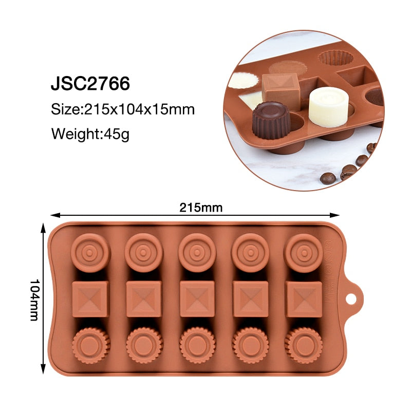 Silicone Chocolate Molds Reusable