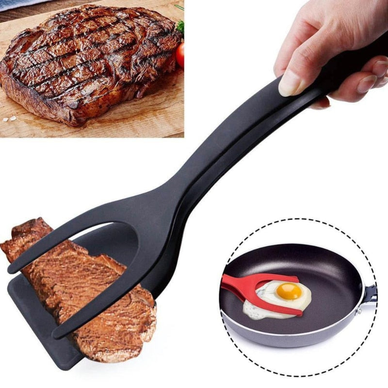 Two-in-one spatula frying