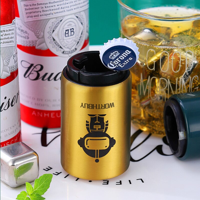 Magnetic Automatic Beer Opener Portable Push