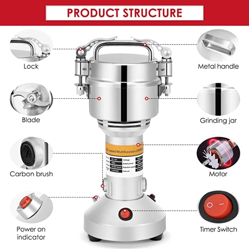 Electric Grain Mill Cereal Grinder