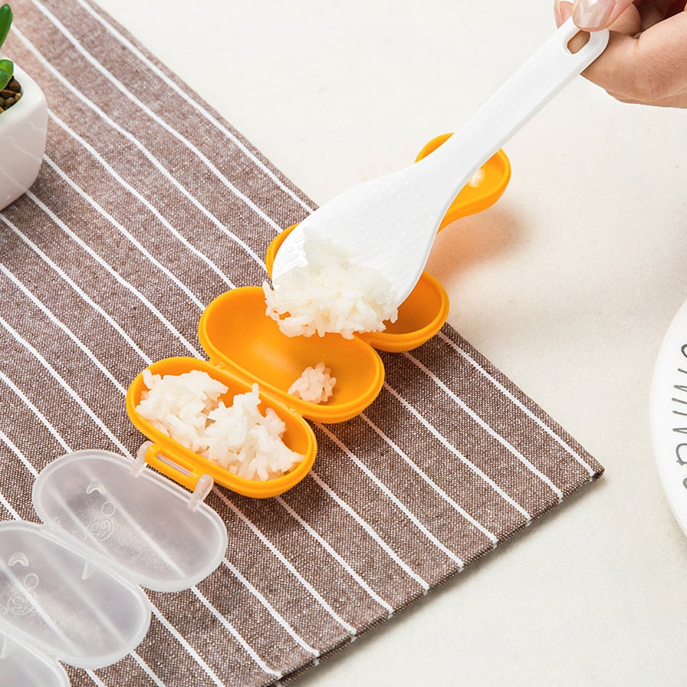 DIY Cute Mini Rice and Vegetable Roll Mold