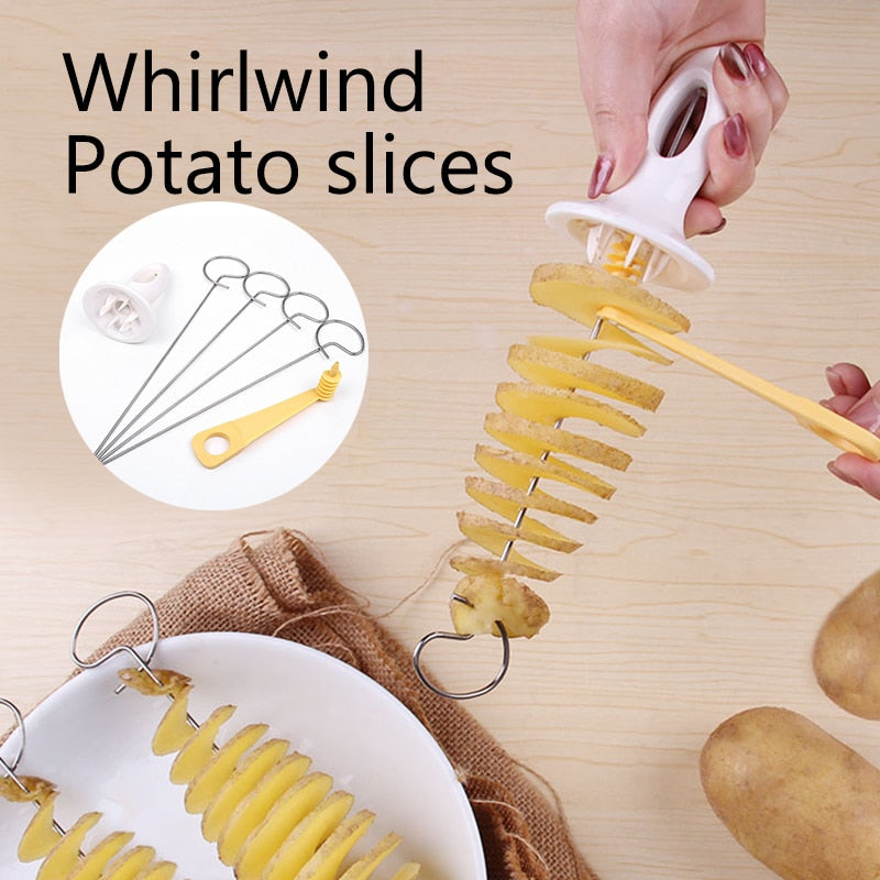 Potato Spiral Cutter Set Slicer