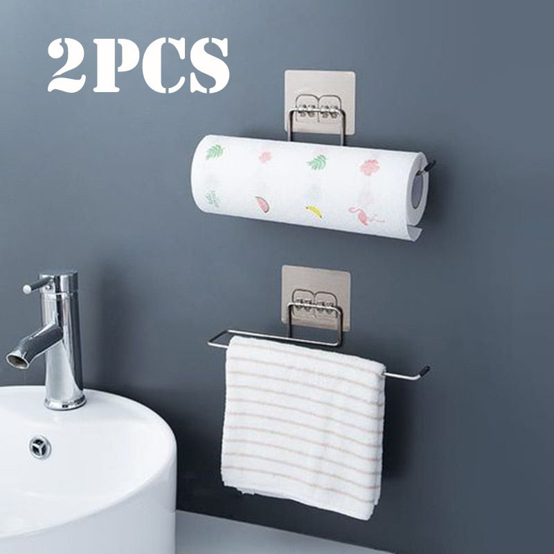 Kitchen Hanging Toilet Paper Rack Roll