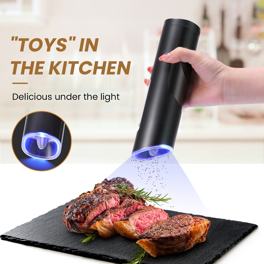 Electric Salt and Pepper Grinder Automatic