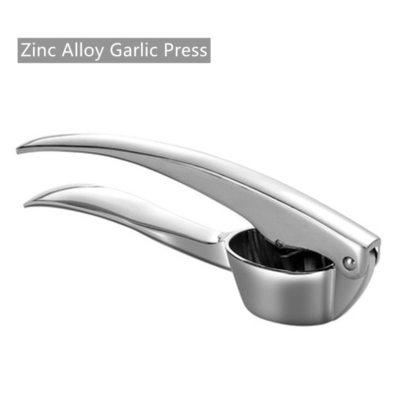 Zinc Alloy Garlic Press Mashed Machine Crusher