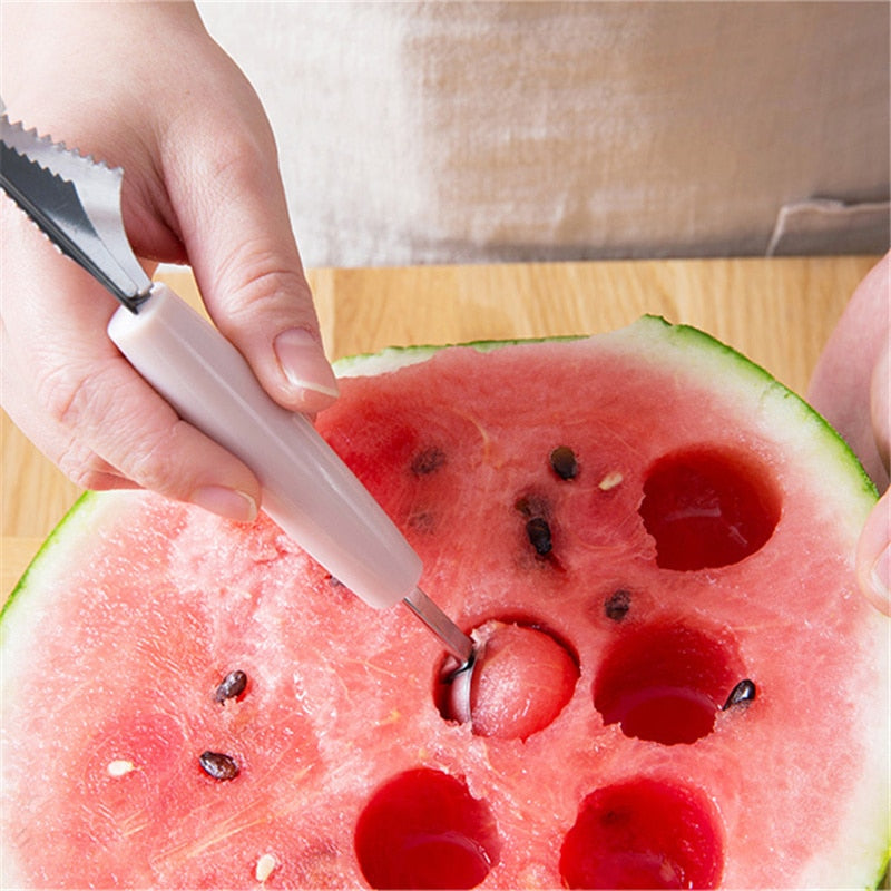 Fruit Platter Carving Knife Melon Spoon