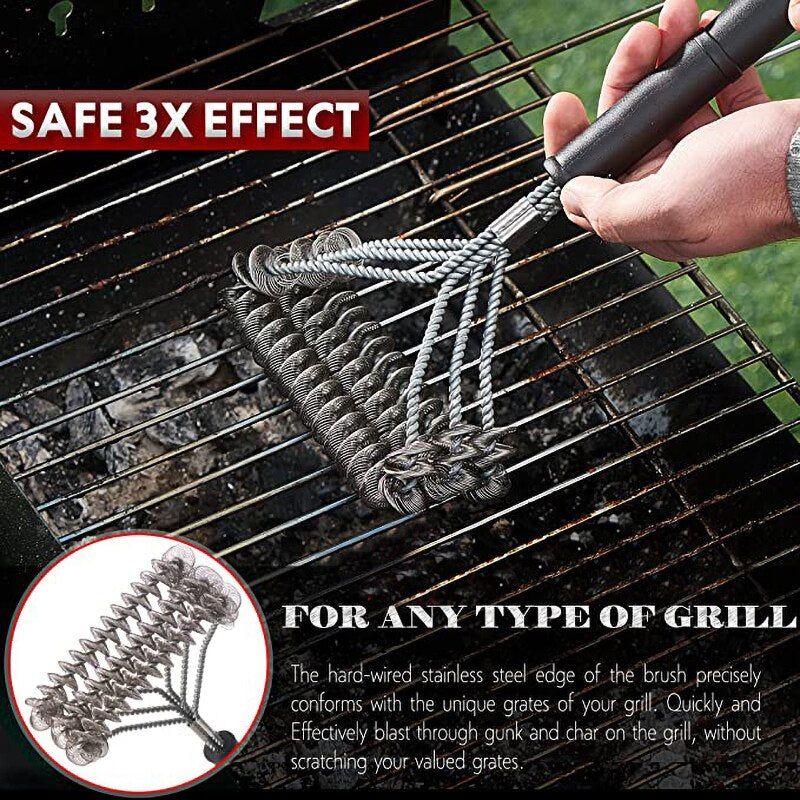 BBQ Grill Barbecue Kit Cleaning Brush