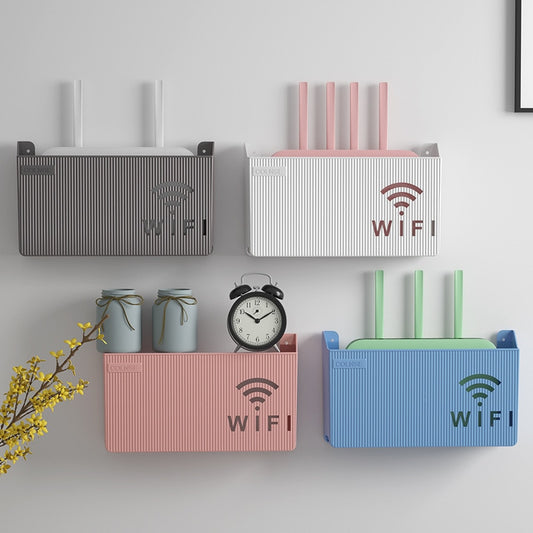 Wireless Wifi Router Shelf Storage Box Wall