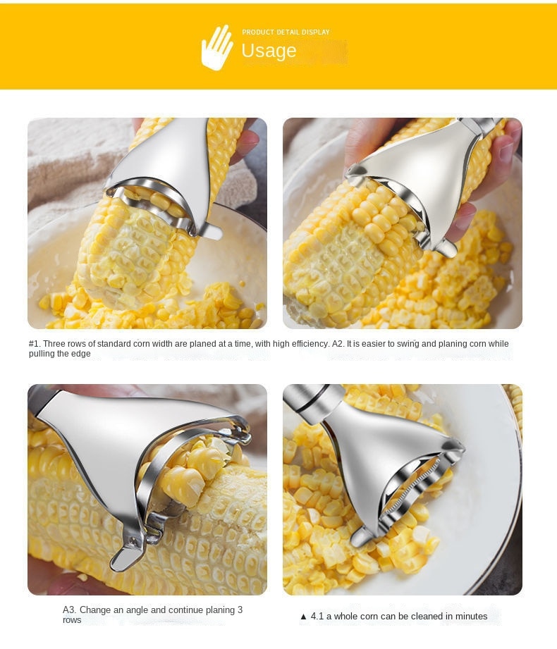 Stainless Steel Corn Stripper Corn Kernels