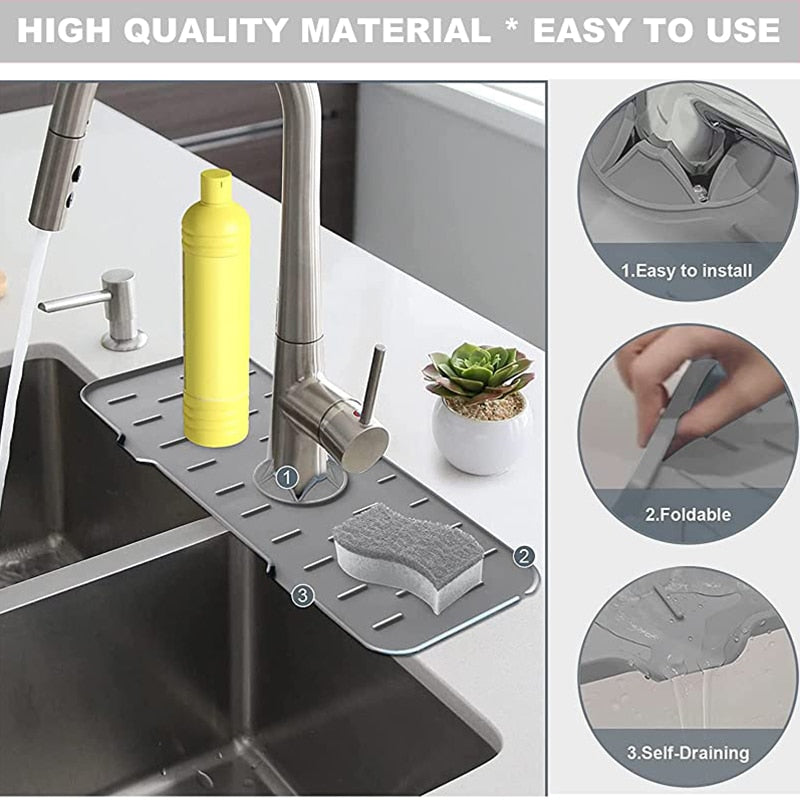 Kitchen Faucet Absorbent Mat Sink