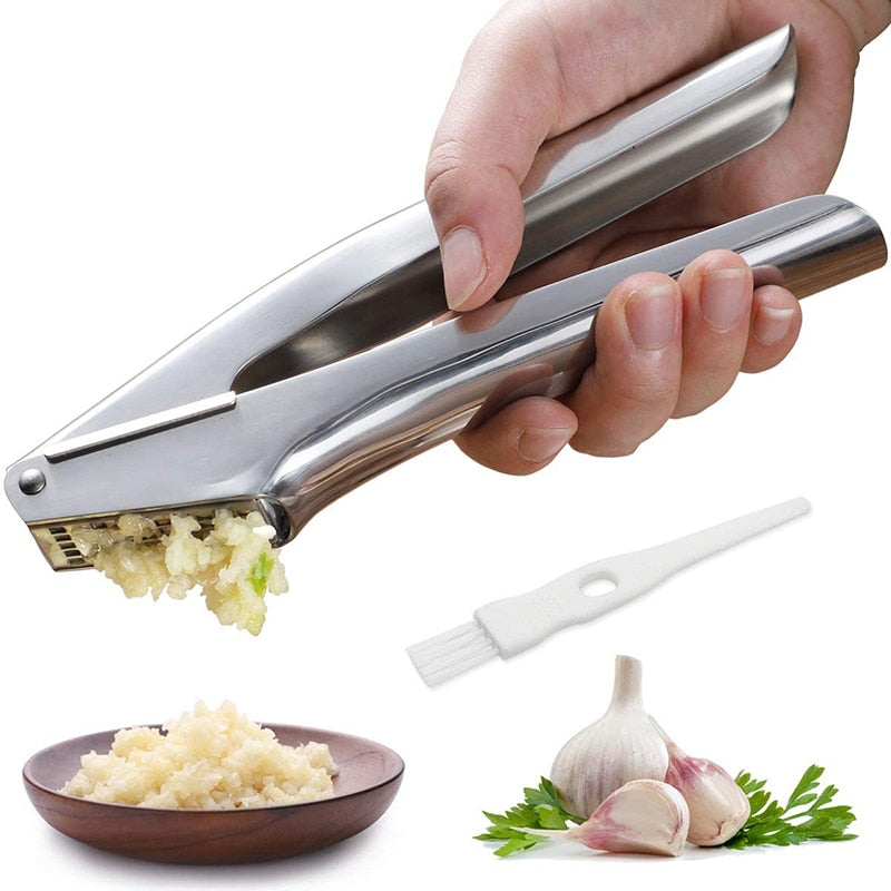 Premium Metal Garlic Press Garlic Mincer