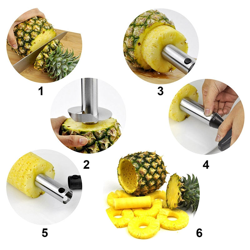 Pineapple Peeler Slicers Spiral Fruit Cutter