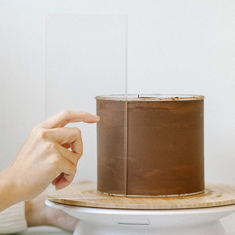 Transparent Cake Cream Scraper