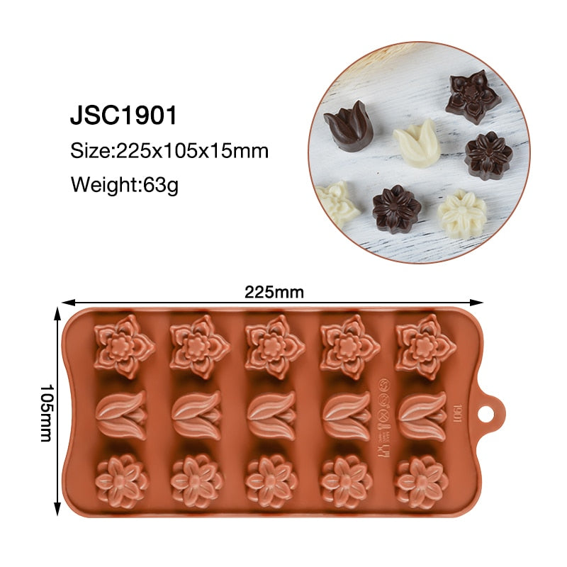 Silicone Chocolate Molds Reusable