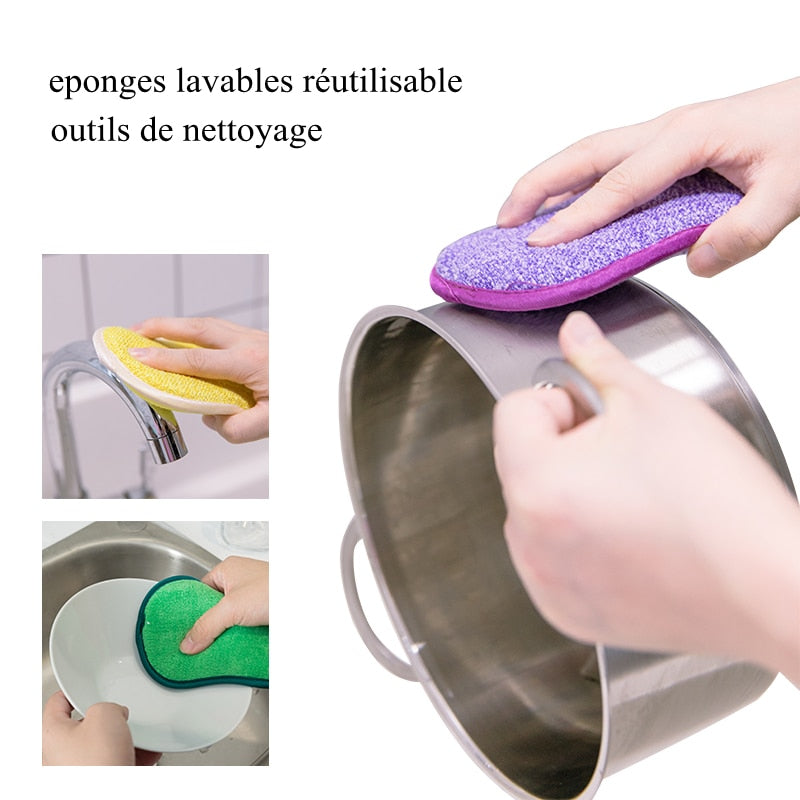 Household Magic Sponge Kitchen Cleaning Brush