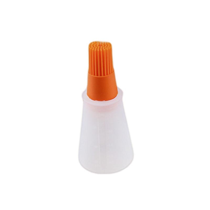 Silicone Oil Bottle with Cover Oil Bottle Brush