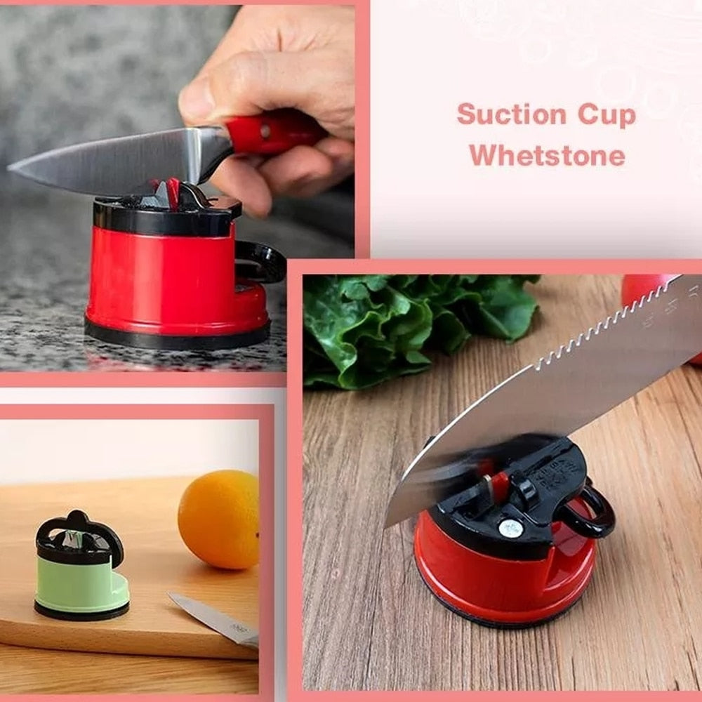 Knife Sharpener with Suction Cup