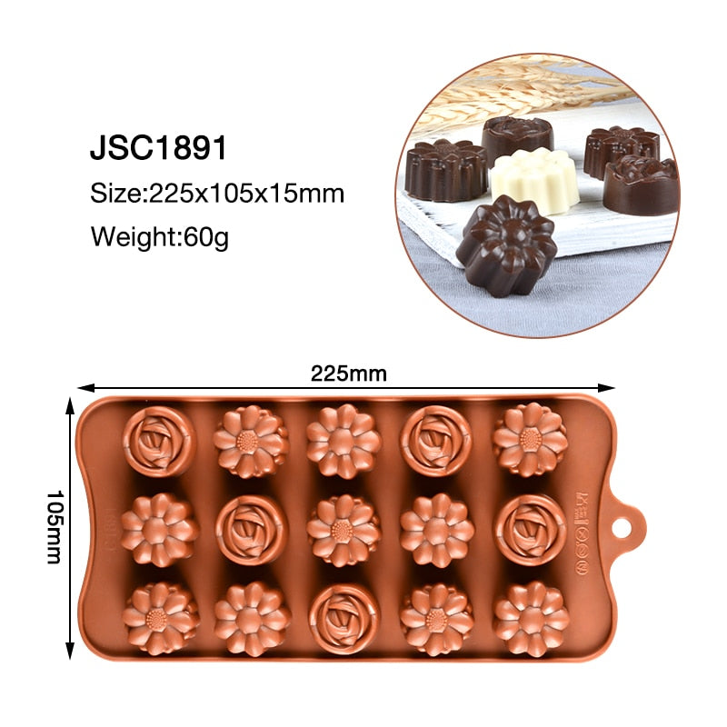 Silicone Chocolate Molds Reusable