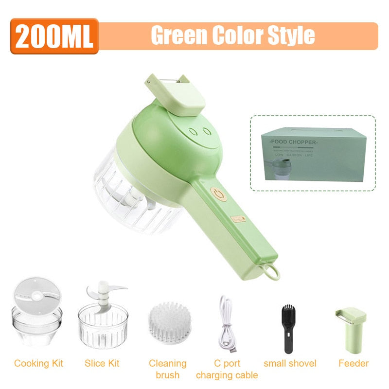 New 4 In1 Multifunctional Electric Cutter Slicer