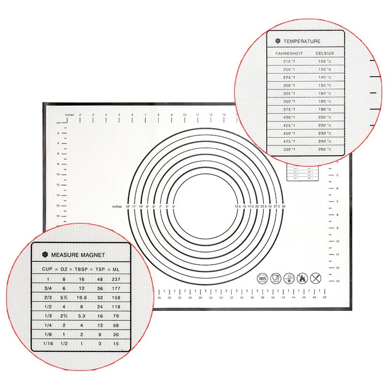 Oversize Silicone Baking Mat Pastry Rolling