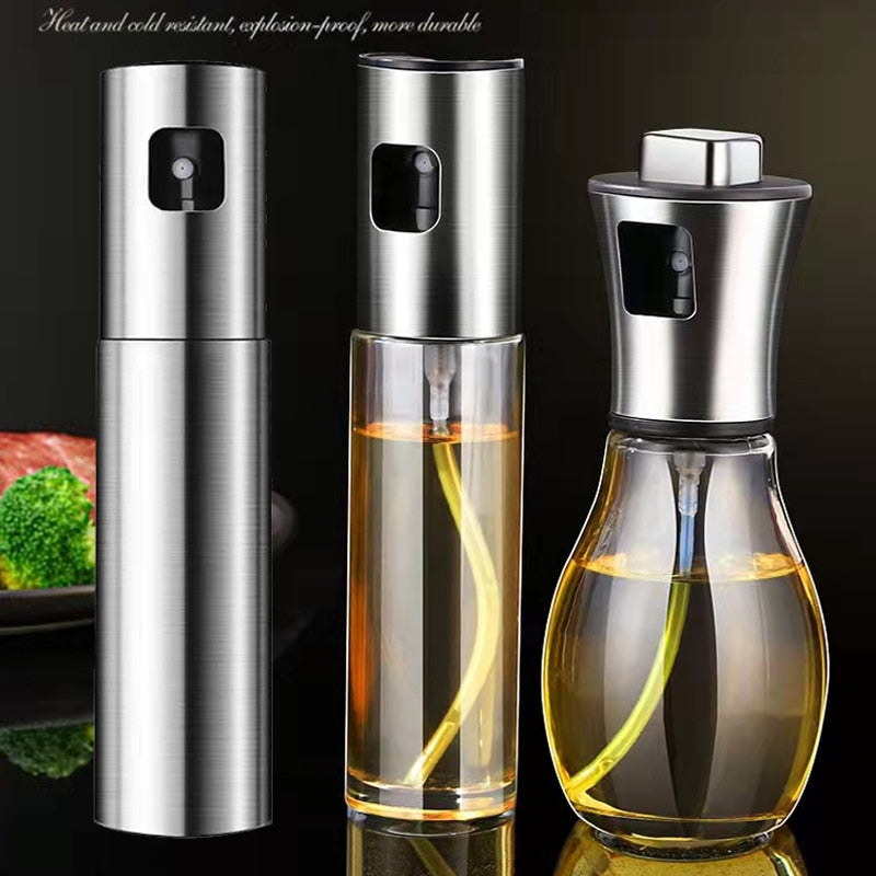 Stainless Steel Olive Oil Sprayer Oil Dispenser Cookware