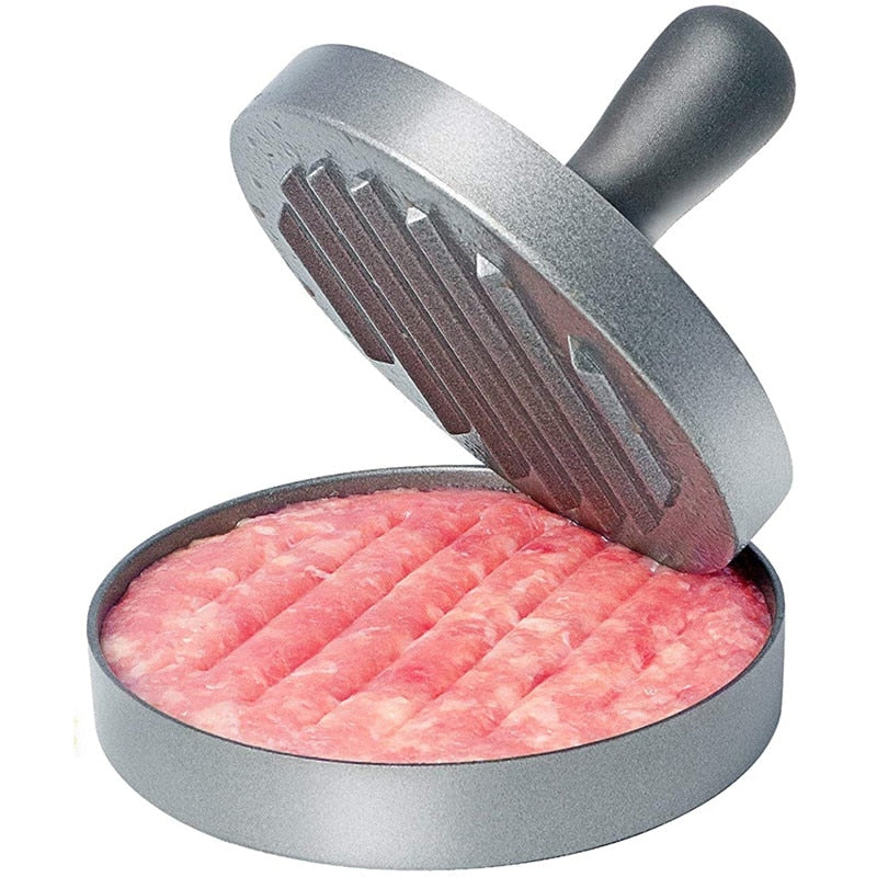 Round Shape Hamburger Press Aluminum