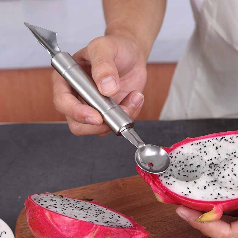 Stainless Steel Dual-Purpose Fruit Digging