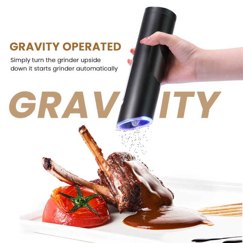 Electric Salt and Pepper Grinder Automatic