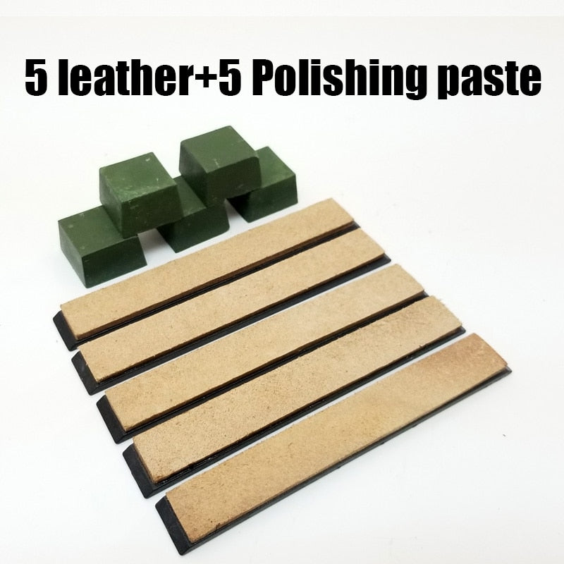 knife sharpening stone Leather