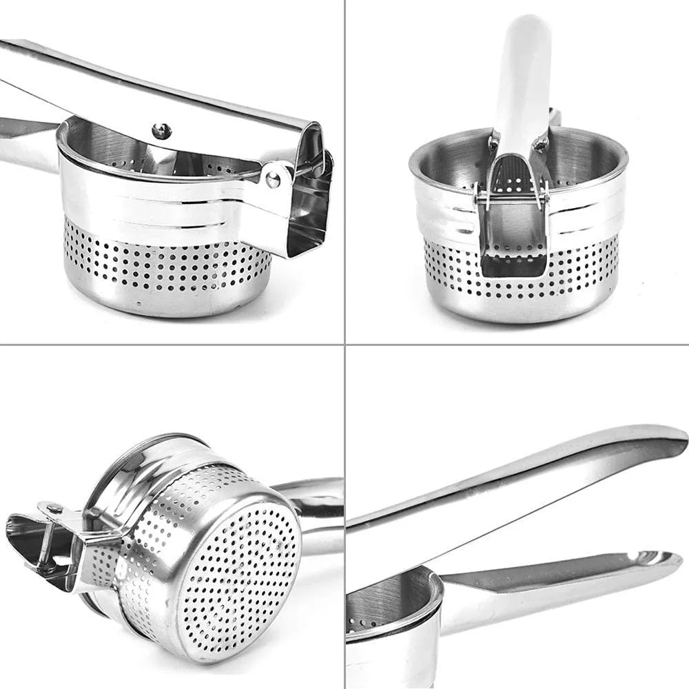 Stainless Steel Potato Mashers & Ricers Squeezer Press Juicer