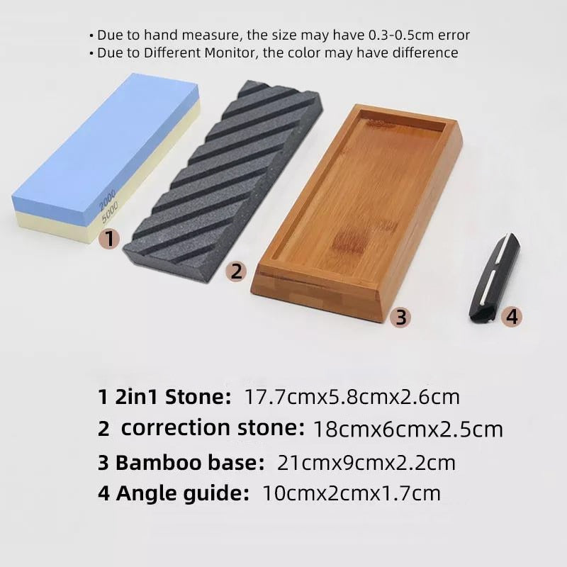 Sharpening Stone Whetstone Dual Side Set Knife