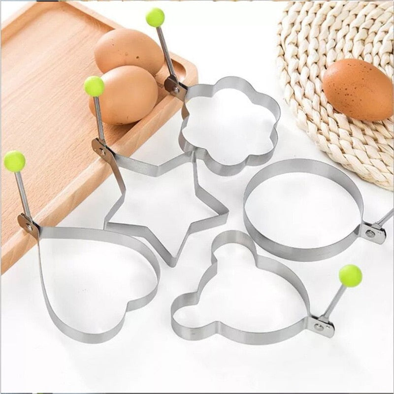 5 Style Stainless Steel  Fried Egg Pancake Shaper