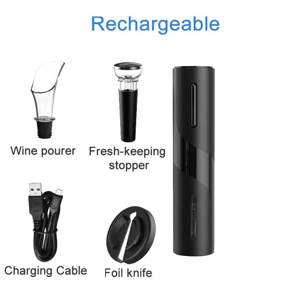 Rechargeable Electric Wine Bottle Opener