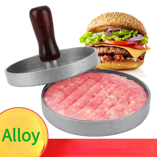 Round Shape Hamburger Press Aluminum