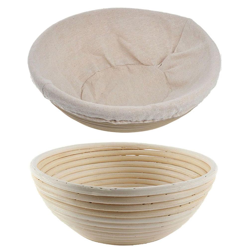 Round Shaped Dough Basket Rattan