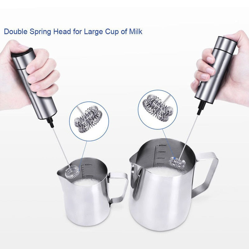 Electric Milk Frother Wireless Handheld Electric