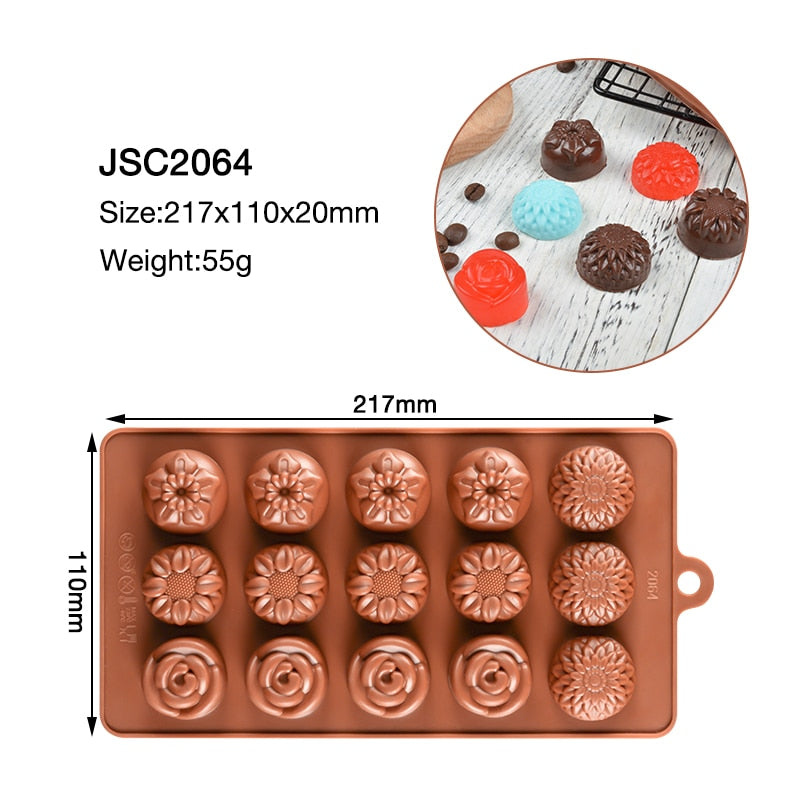 Silicone Chocolate Molds Reusable