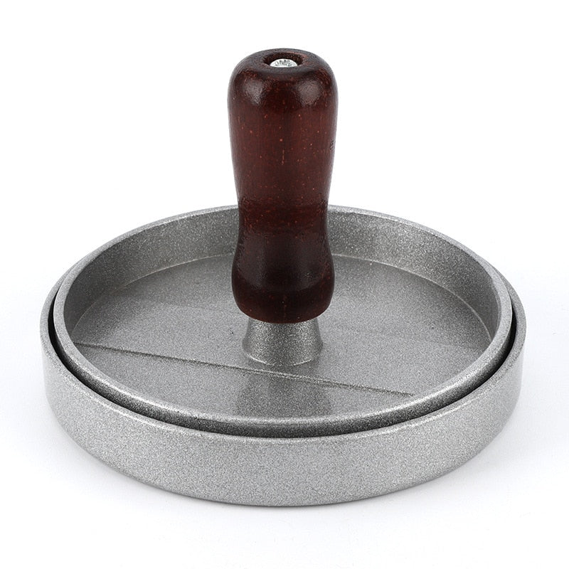 Round Shape Hamburger Press Aluminum