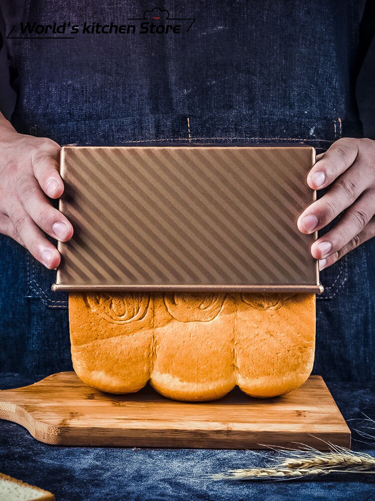 Rectangle Loaf Pan with Cover Bread Baking