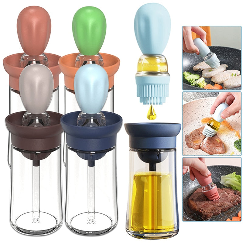 Portable Oil Sauce Seasoning Bottle Kitchen