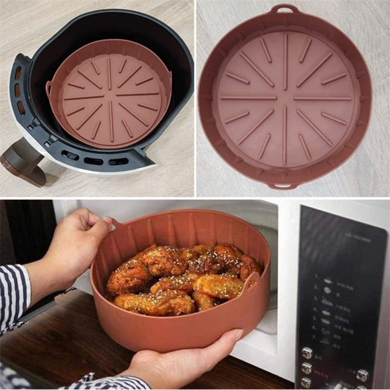 Air Fryer Silicone Pot Mult-functional