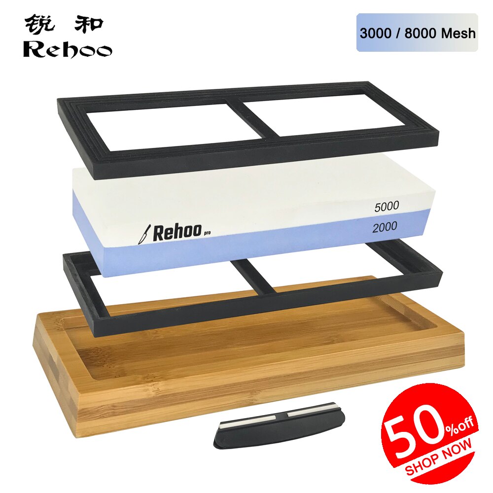 Rehoo Double-sided Sharpening Stone Set