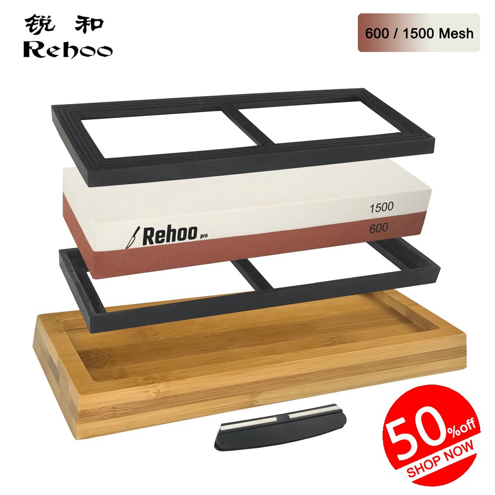 Rehoo Double-sided Sharpening Stone Set