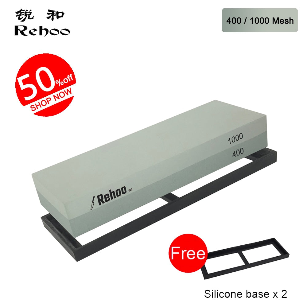 Rehoo Double-sided Sharpening Stone Set