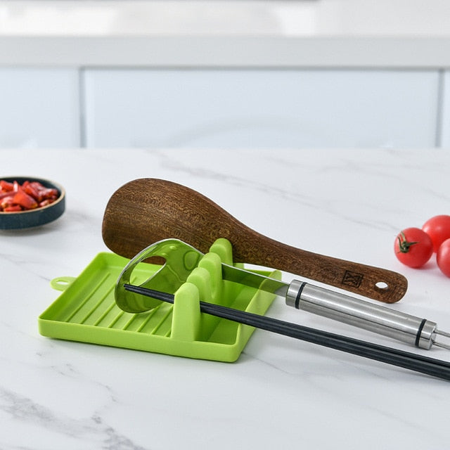 Plastic Spoon Rest Kitchen Organizer